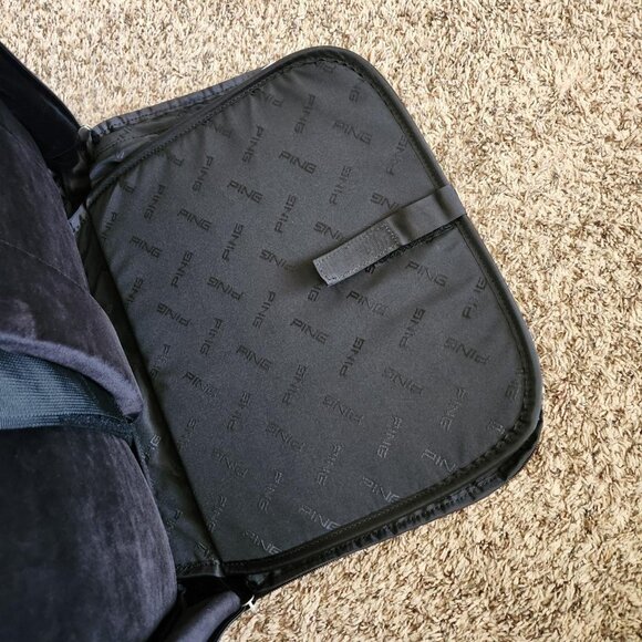 Ping Golf Messenger Laptop Bag Computer Briefcase Black Tote Adjustable Strap - Picture 6 of 8